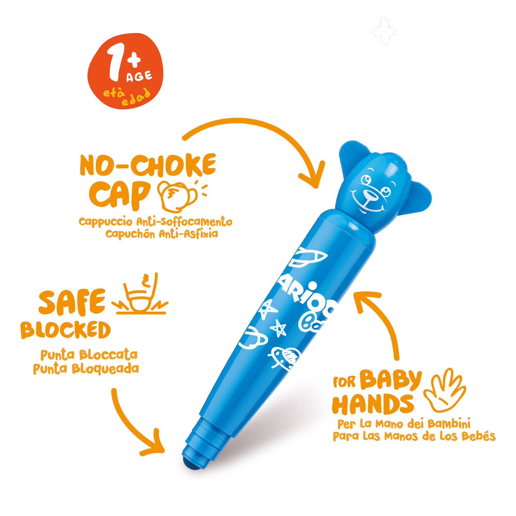 CARIOCA BABY Teddy Washable Marker Set